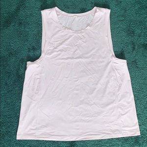 Light pink lululemon tank
